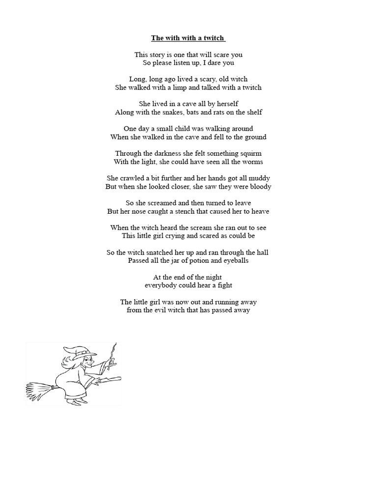 Activity 6 The Witch With A Twitch | PDF