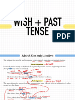 WISH + Past Tense