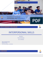 Interpersonal Skills I