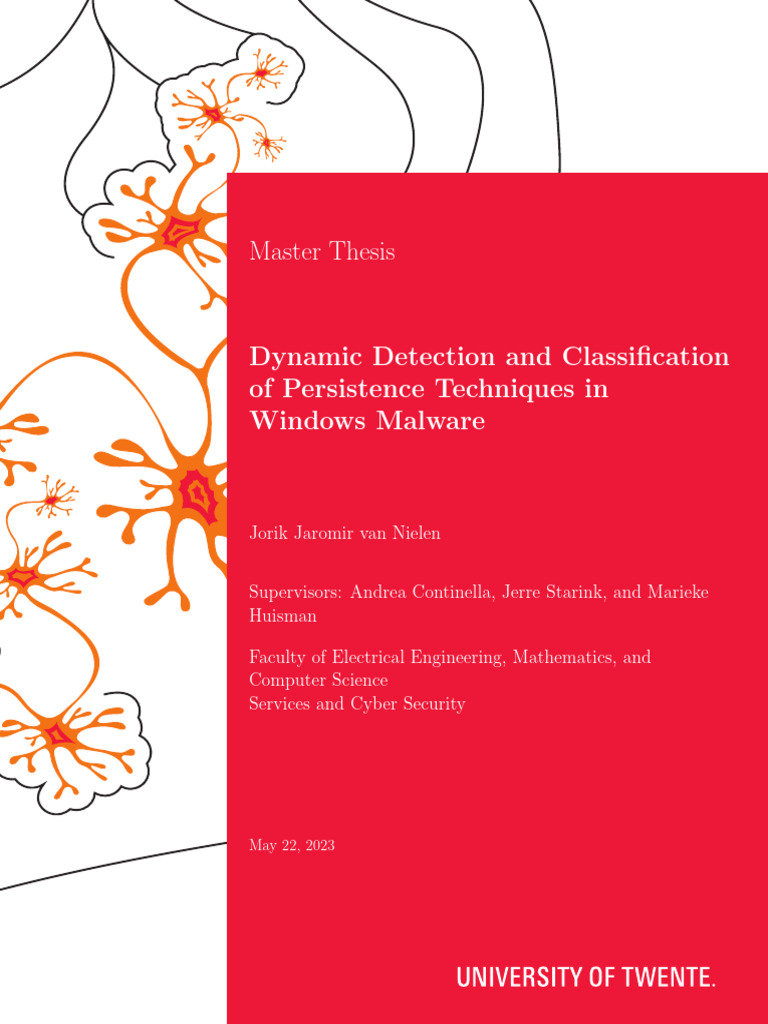 Persistence Techniques in Windows Malware | PDF | Malware | Windows ...