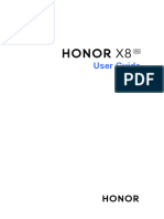 HONOR X8 User Guide - (Magic UI 4.2 - 01, En)
