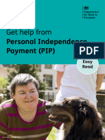 Easy Read Get Help From Personal Independence Payment