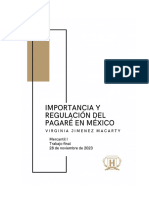 Importancia y Regulación Del Pagaré en México