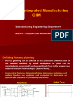 Computer Aided Process Planning-I