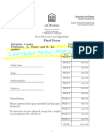 Final Csi 2110 y 15 e Solution