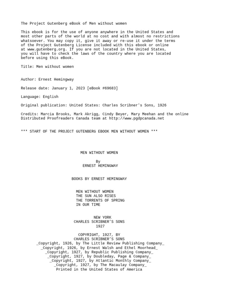 hemingway-short-stories-pdf-bull-project-gutenberg