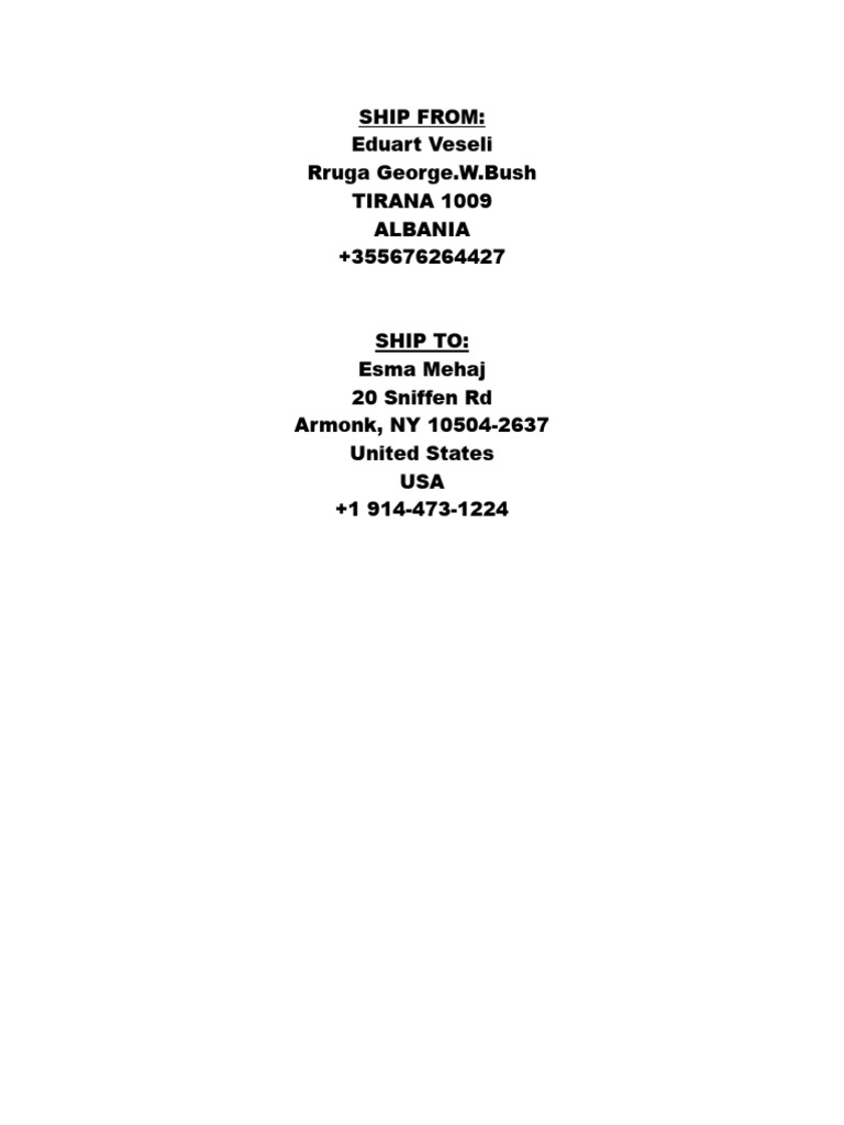 Shipping Label | PDF