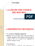 Cours Propriétés Physiques Des Roches