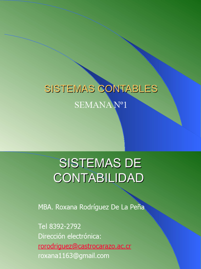Importancia de Los Sistemas Contables | PDF | Contabilidad | Estado de ...