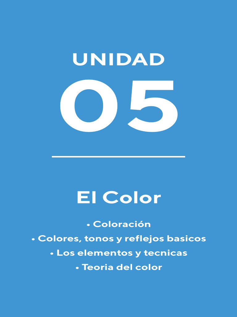Unidad 5 pdf color pelo
