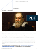 Galileo Galilei - The Founder of Modern Physics - New Scientist