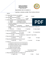 Pre-Test - Science 6