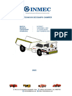 Datos Tecnicos - Dumper Normet 10 TN