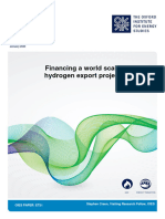 Financing World Scale H2 Export Project 2023