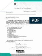 Carta de Presentación