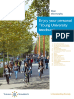 Enjoy Your Personal Tilburg University Brochure!: Dear Ella Murphy