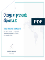 Certificado GOMEZ CARRASCO LUIS ALBERTO