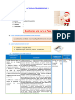 D3 A2 SESION COM. Escribimos Una Carta A Papa Noel