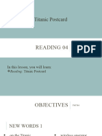 Level 3 - Reading 04 - Titanic Postcard