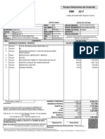 Factura RBK 3217 Aseralimentos Im2-259 Flete