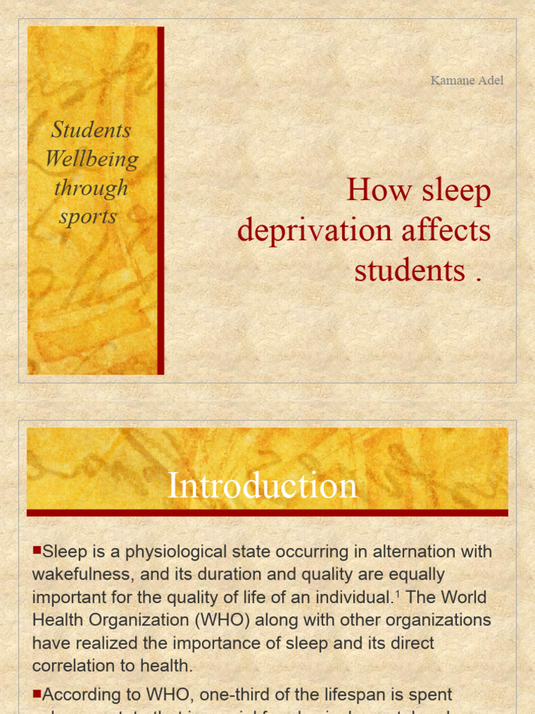 Student Sleep Deprivation Effects | PDF | Sleep | Rapid Eye Movement Sleep