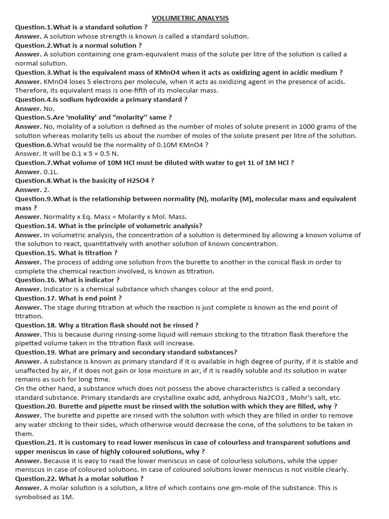 Viva Questions Class 12 Chemistry PDF Chromatography Electrochemistry