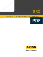 Manual de Instalación y Servicio BRX