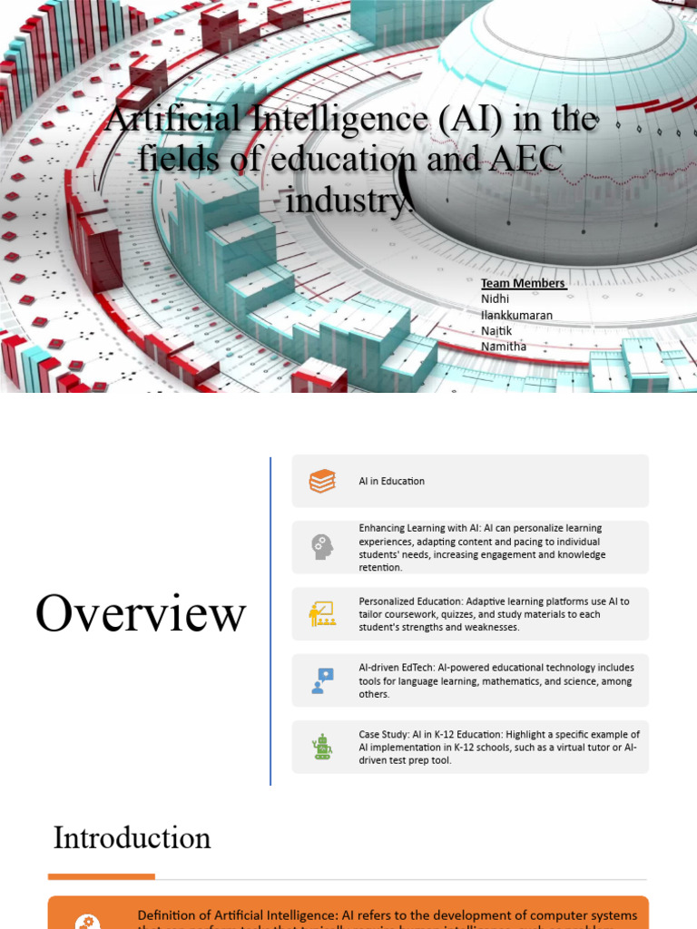Ai Applications In Education And Aec Pdf Artificial Intelligence