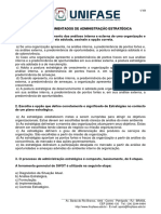 Exercícios Administração Estratégica