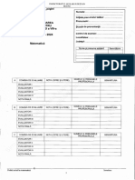 Mate - Info.ro.5592 Simularea 1 - Evaluarea Nationala 2024 - Buzau - Matematica