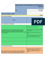 Formato 2023 Plan de Accion Del Departamento de Consejería Estudiantil