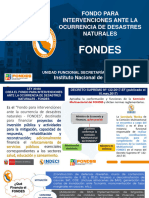 Fondo para Intervenciones Ante La Ocurrencia de Desastres Naturales - FONDES