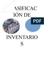 CLASIFICACIÓN DE INVENTARIOS Semana 2