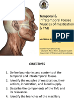 Temporal & Infratemporal Fossae Muscles of Mastication & TMJ MVD