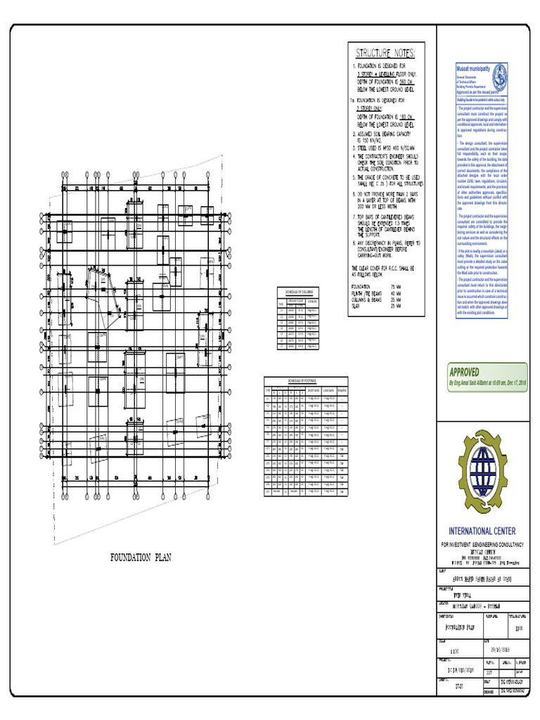 Foundation and Structural Plans | PDF