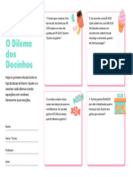 Atividade Escolar Imprimível Colorida de Dilema Matemático