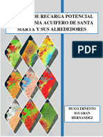 Modelo de Recarga Potencial Del Sistema Acuífero de Santa Marta y Sus Alrededores