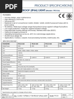 CLARO OPTIMA 3 Triproof (IP66) Light Specs v7.0