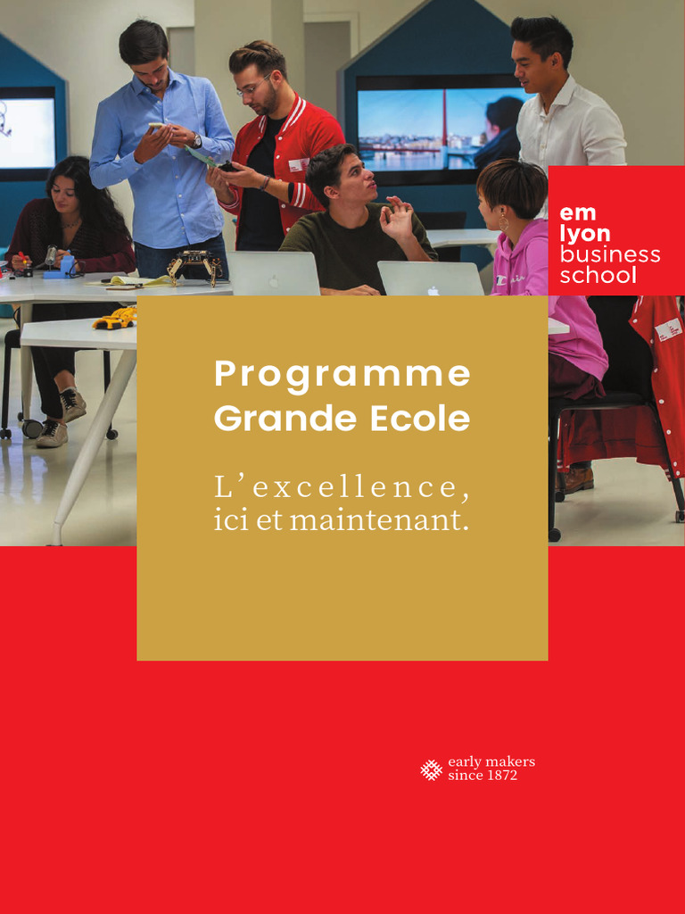 Programme Grande Ecole : Excellence ici et maintenant | PDF ...