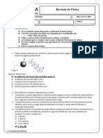 Avaliação Final (REVISÃO DE FÍSICA)