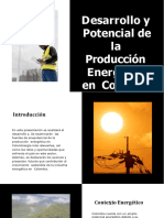 Desarrollo y Potencial Energetica Colombia