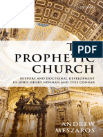 Meszaros, Andrew - The Prophetic Church - History and Doctrinal Development in John Henry Newman and Yves Congar (2016, Oxford University Press)