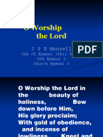 1 - o Worship The Lord