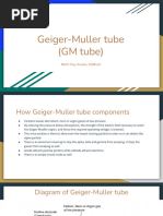 Geiger-Müller Tube: Principles & Applications | PDF