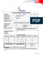 Project Deliverable 4 - Report Template
