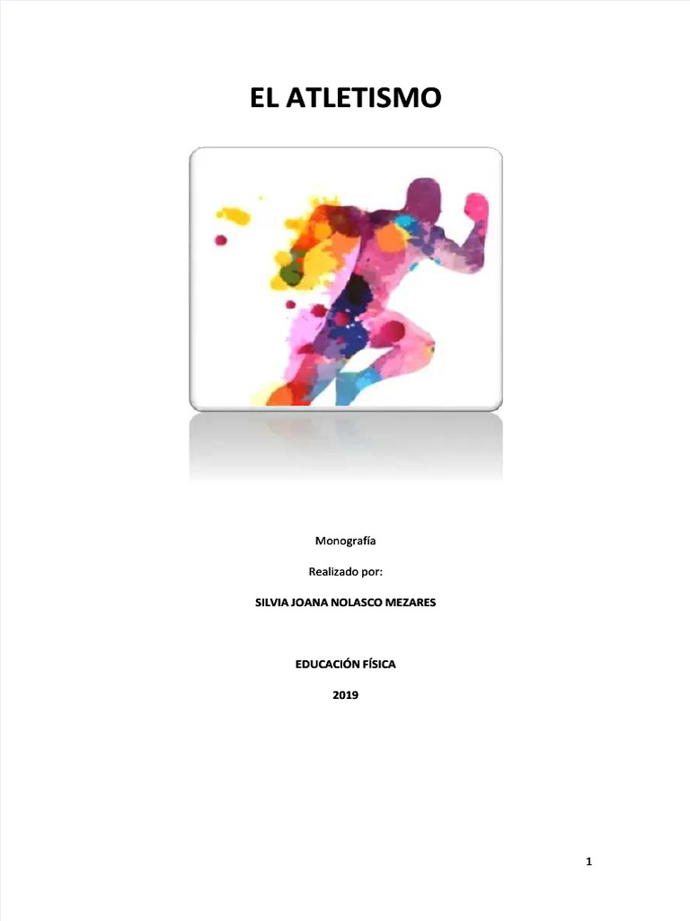 Introducción al Atletismo y sus Disciplinas | PDF | Deporte del ...