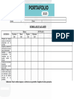Rúbrica Evaluación - 2023