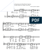 Antienne D'ouverture de Christ Roi de L'univers Hymne Au Dieu Créateur Tu Es Digne Ô Notre Dieu - Partition Complète