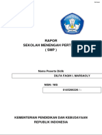 Pelengkap - Rapor - DILFA FAQIH I. MARSAOLY - 20231
