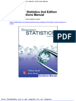 Full Download Elementary Statistics 2nd Edition Navidi Solutions Manual